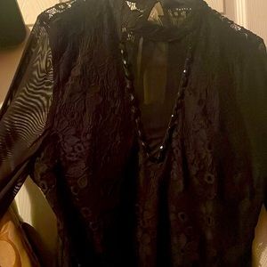 Long sleeve mesh material